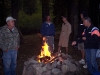 Sure is a nice fire out here in the Woods, Professors Ride 2008
